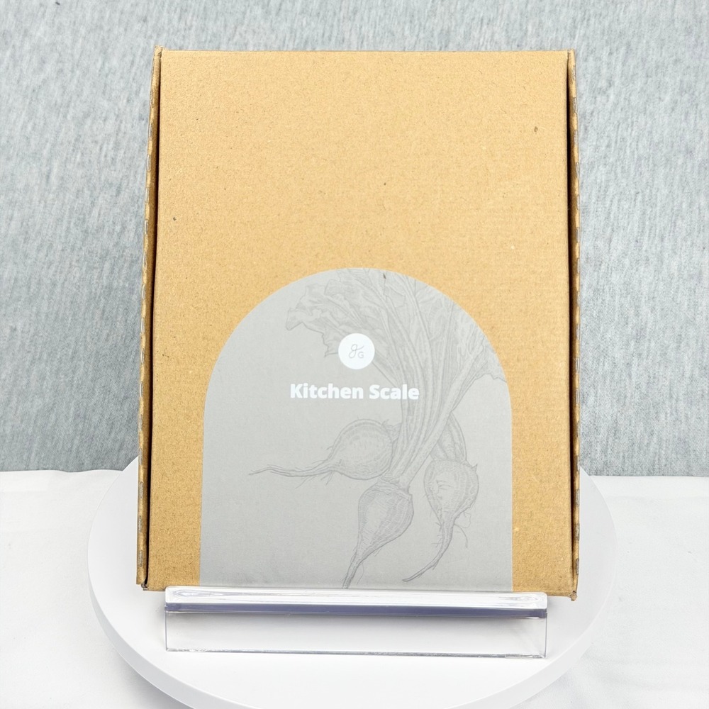 Greater Goods Digital Kitchen Scale Ash Gray Model 0480 New in Box